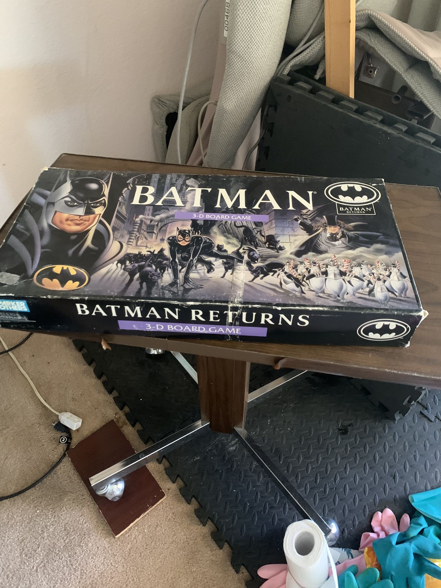 Vintage 1992 Batman Returns 3D Board Game Parker Bros