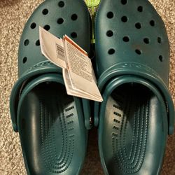 Emerald Green Crocs