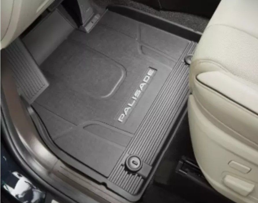 2020 - 2025 Hyundai Palisade Floor Mats Liners, All-Season Fitted  S8F13-AU100