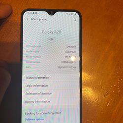 Galaxy a20 (unlocked) 32gb