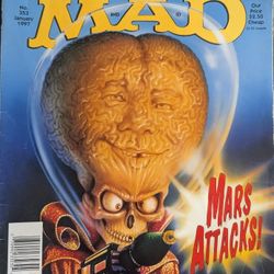 Mad Magazine 1997 Mars Attacks Tim Burton Dennis Miller SNL