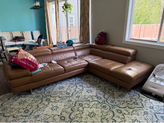 Forza Luxury Italian Leather Couch