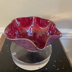 Studio Art Glass EYE Studio Mini Wave Bowl 4”x6”
