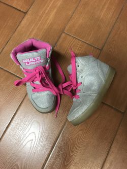 Girls Hightop Sneakers by Multi Lights size 13