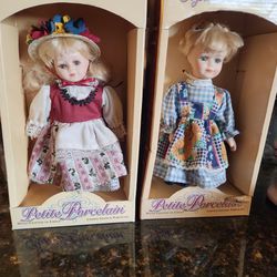 Signature Collection Petite Porcelain Dolls 