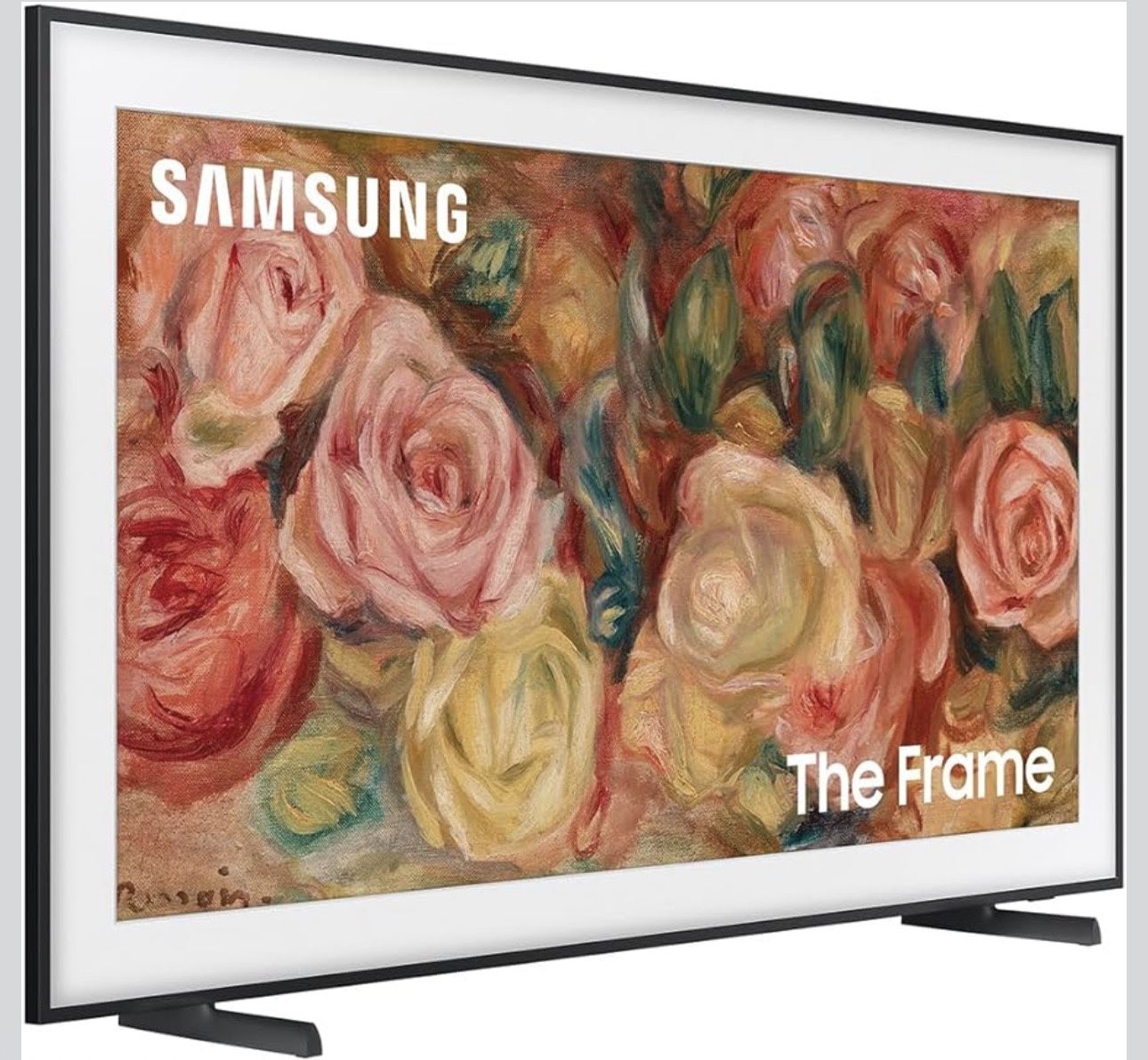 Samsung 43-Inch Class QLED 4K LS03D The Frame Series Quantum HDR Smart TV w/Dolby Atmos, Art Mode, Anti-Reflection, Customizable Frame