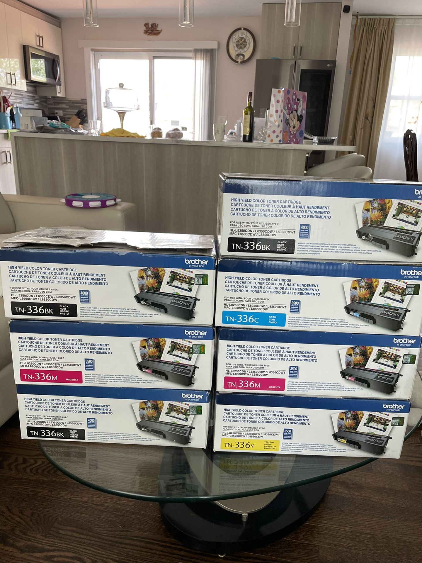 Brother TN336 Toner Cartridge 7 Set
