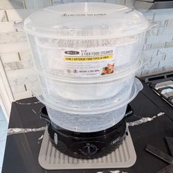 BELLA - 9.5-Qt. 3-Tier Food Steamer