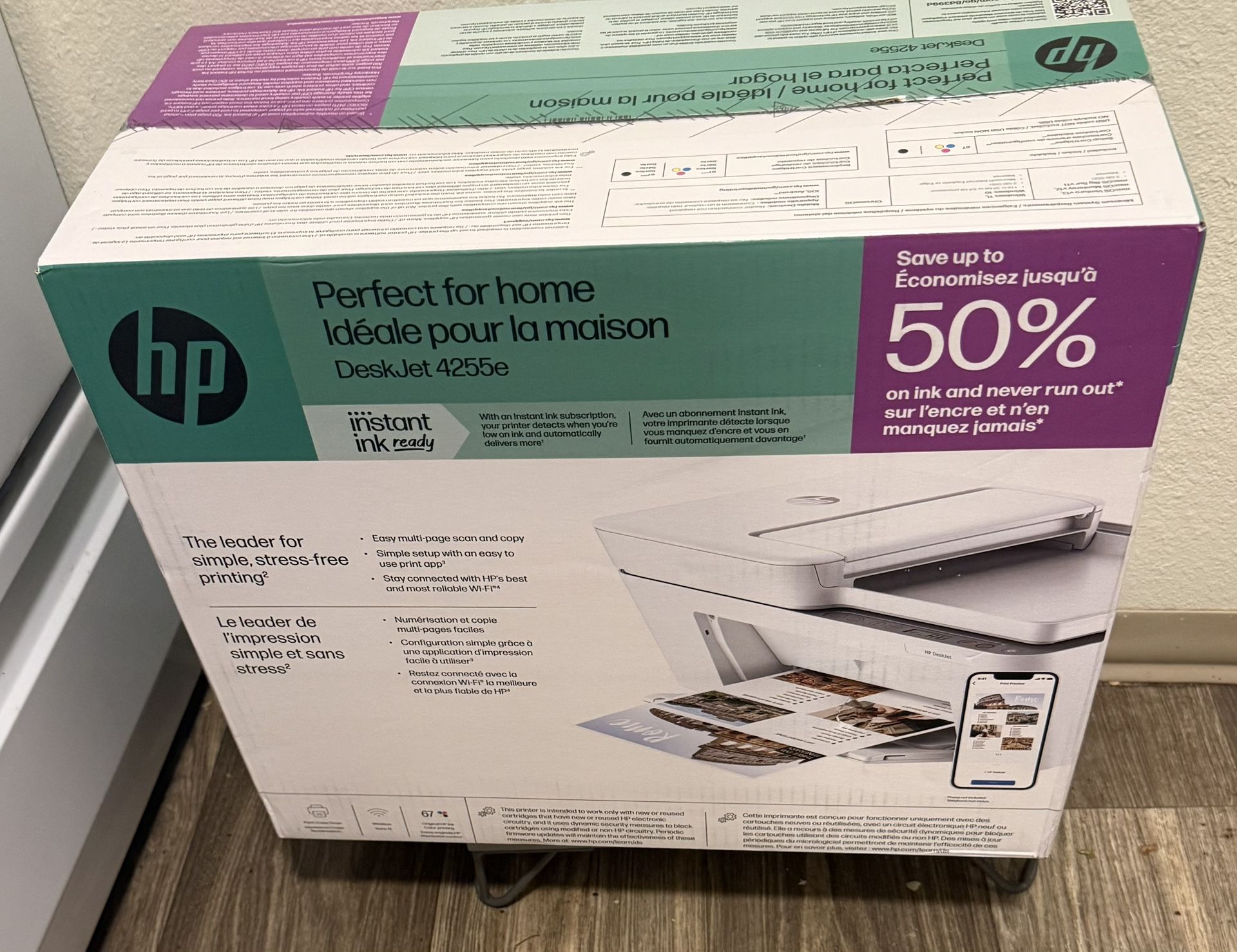 Never Open  Perfect for home Idéale pour la maison DeskJet 4255e