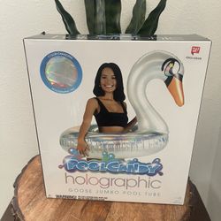 Pool Candy Holographic Goose Jumbo Pool Tube 42"