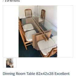 Auction Today Teak Dinning Room Set, Art And Collectibles