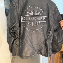 Harley Davidson Leather Biker Jacket