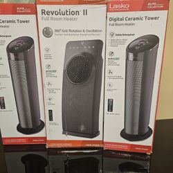 NEW EACH FOR SALE LASKO HEATER CERAMIC ROTATE FULL ROOM SIZE ENERGY SAVER, REMOTE CONTROL NEW MODELS FOR ANY QUESTION TEXT ME PLEASE HABLO ESPAÑOL THA