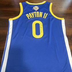 Gary Payton II Signed Authentic Golden State Warriors, Nba Finals Jersey