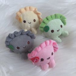 Cute colorful dumpling plush set
