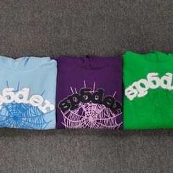 Spider Hoodie Set - Blue, Purple, Green. 120$ each