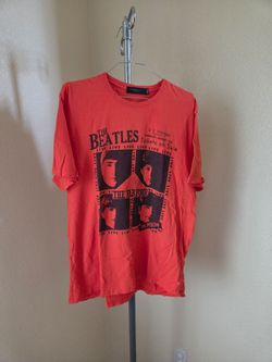 Junk Food Orange Unisex The Beatles The Fab Four Live! Band Tee