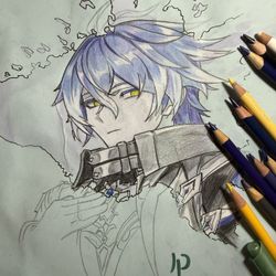 Flins From Genshin Impact Splash art 