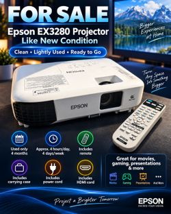 Projector Epson like new