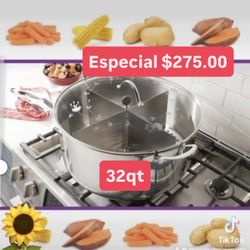 Olla Tamalera Vaporera 32qt $275.00 Capacidad Para 100 Tamales Birria Menudo Pozole Barbacoa Variedad Comidas Ventas Finales Princess House 