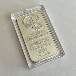 Northwest Territorial Mint One Troy Ounce Silver Bar .999