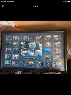 AVATAR Frame signed by sam worthington original avatar movie picture frame + 3 disc blu-ray set