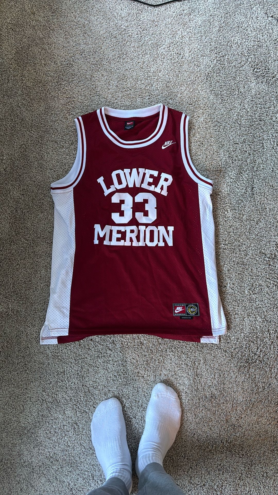 Kobe Bryant Lower Merion High School Jersey Size: Large  