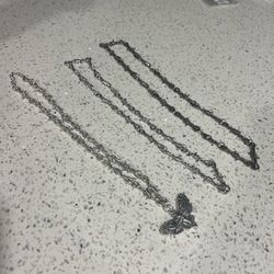 Barbed Wire Necklaces $10 Each 