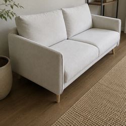 Ivory 78’ Carlota Sofa / Retail: $1,069 / Delivery Available
