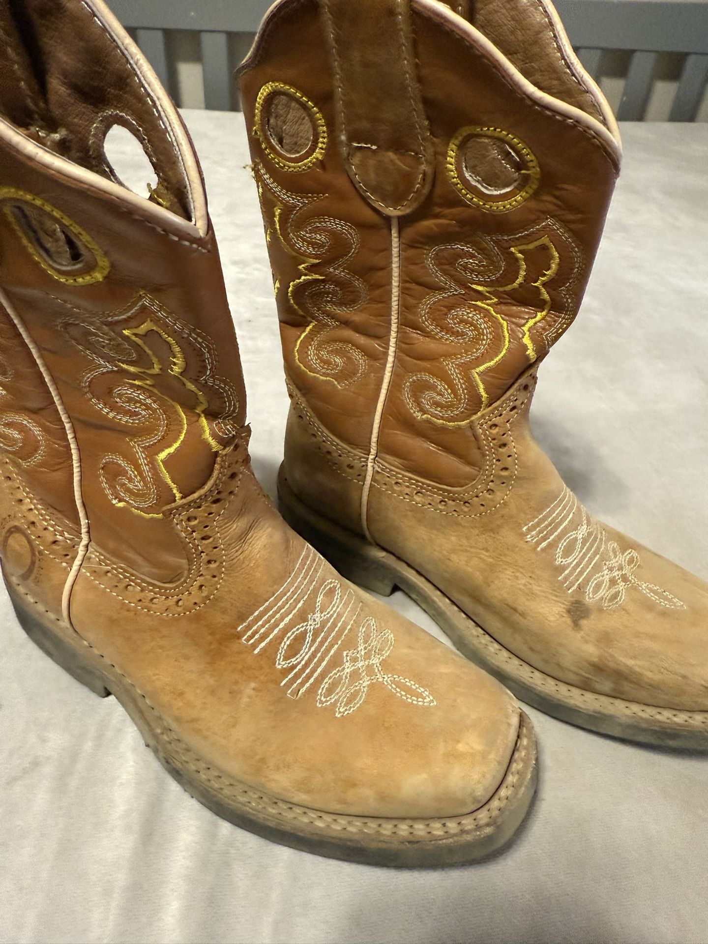 Brown Boots Size 3