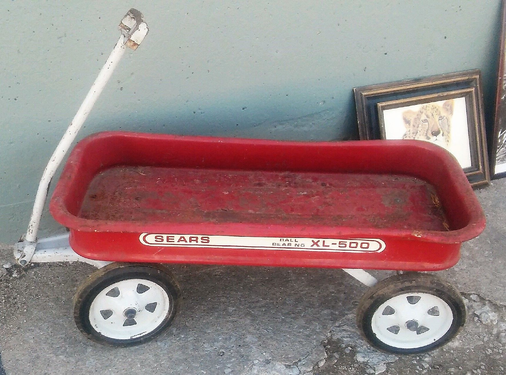 Vintage Sears XL 500 Ball Bearing red wagon for Sale in Kansas