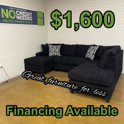 Sectional Black Brand New