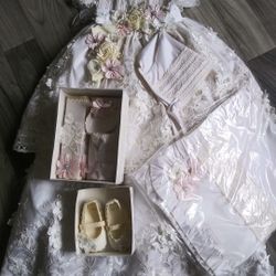 Christening/ Baptism Dress Package Bautizo Ropon