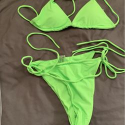 New Neon Green Bikini 