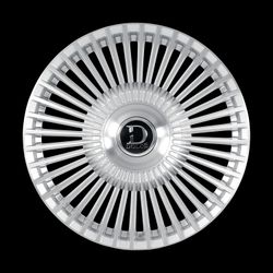24X10 DOLCE TRENTO Silver Brush Face Wheels