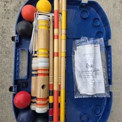 Sportscraft Croquet Set In Case 