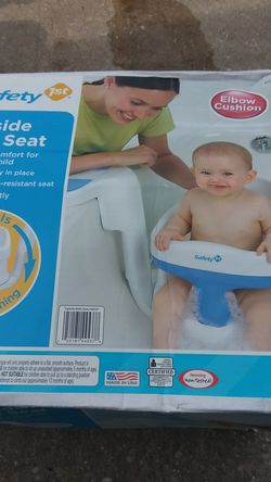 Tubside bath seat