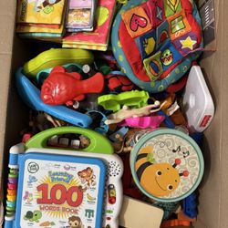 Two Boxes Of Toys For Kids. 