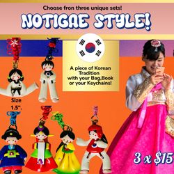 Notigae korean Style For Bag,Books or Keychain!