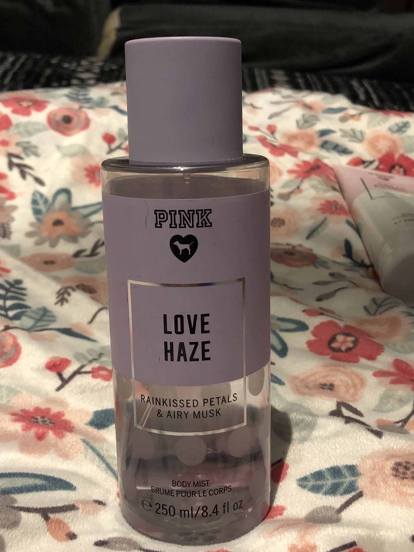 Pink Victoria s Secret love haze rain kissed petals airy musk body mist for Sale in Compton CA OfferUp