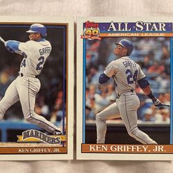 Ken Griffey Jr. Tops Baseball Cards