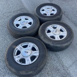 4 - 265/70r17 6x135 6x5.31 Ford F-150 Expedition Rims Wheels With Tires!!