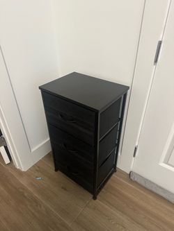 3-Drawer Storage Organizer – Black
