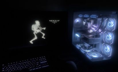White gaming pc
