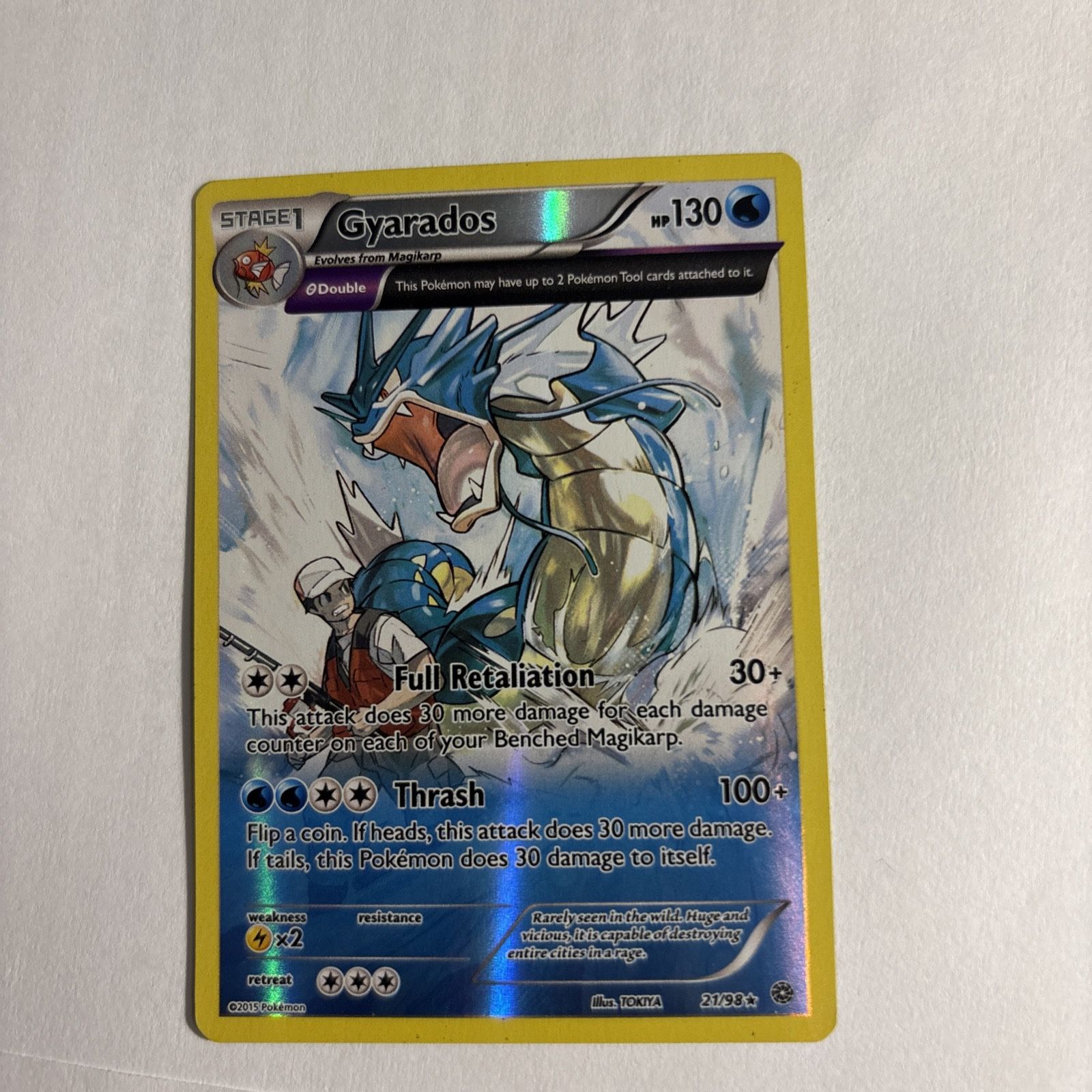 Gyarados (21) Holo Rare XY - Ancient Origins 21/98 LP Pokémon TCG