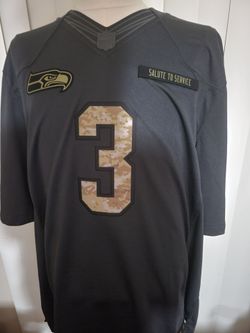 Seattle Seahawks #3 Salute to Service NFL Jersey sz.3XL $60