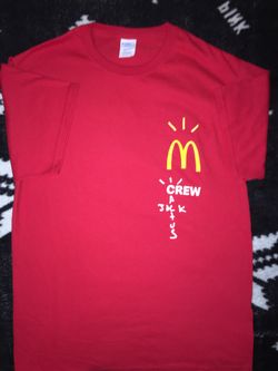 (Exclusive) “Travis Scott “McDonald Official’ t-Shirt💯