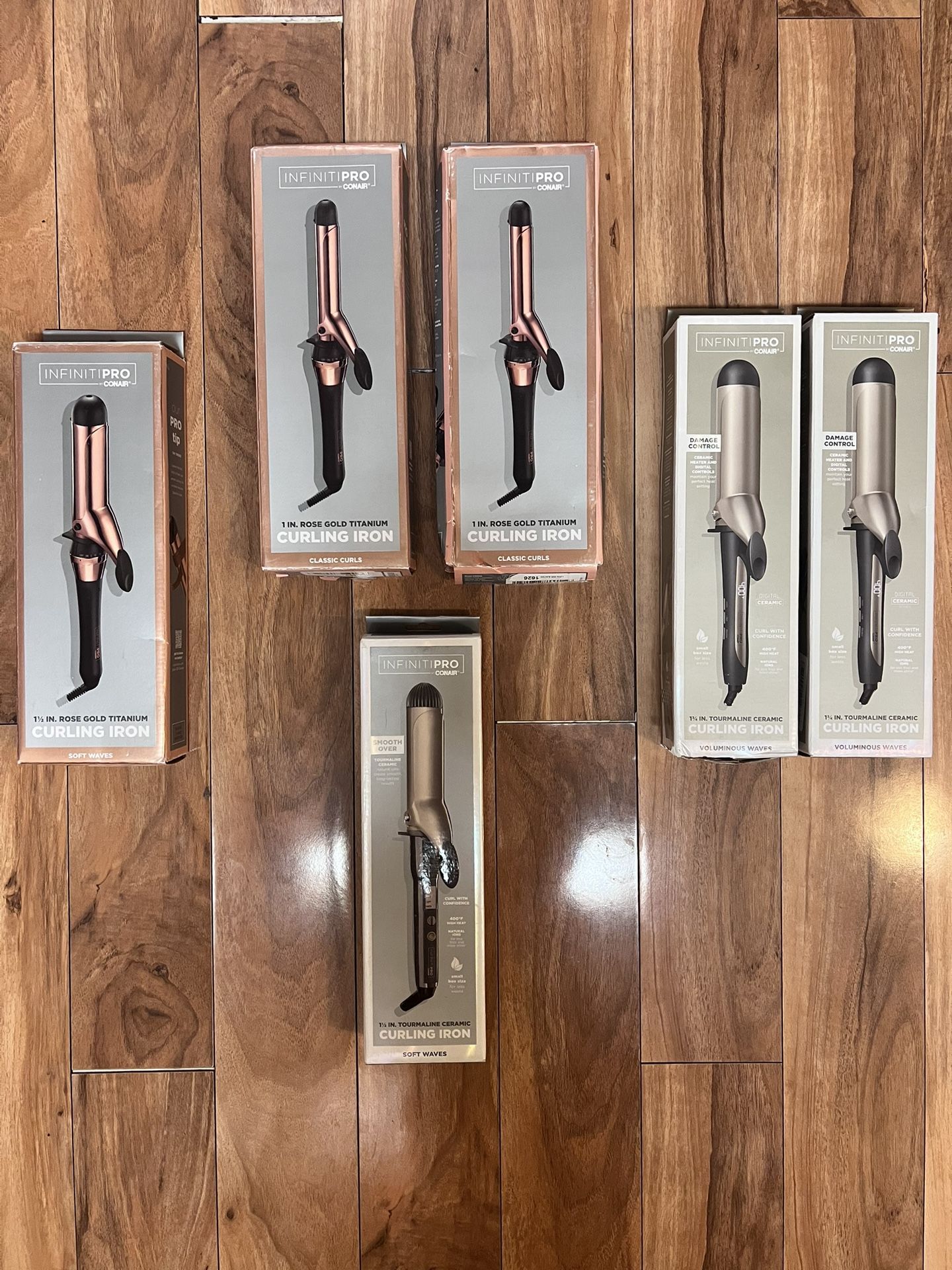 INFINITIPRO BY CONAIR CURLING IRONS-GOING OUT OF BUSINESS-$15 EACH