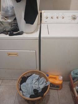 Washer and dryer