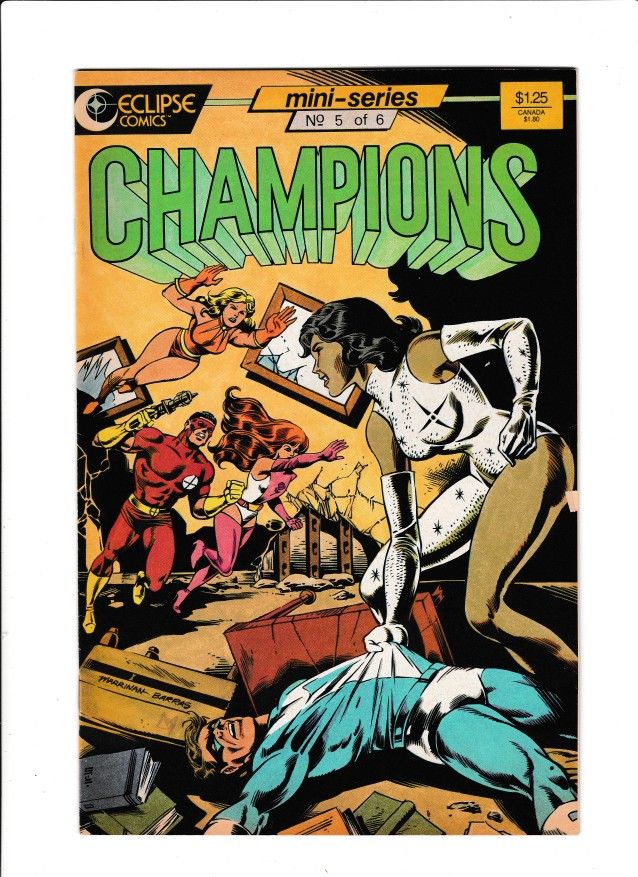 CHAMPIONS #05 (1987) CHRIS MARRINAN | TRADE DRESS